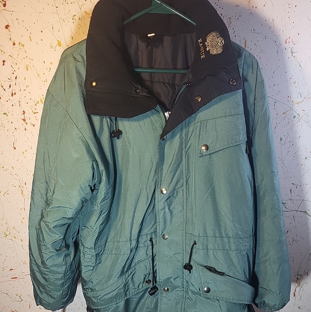 Vintage Kanuk Woman Winter Jacket  Green Size 1